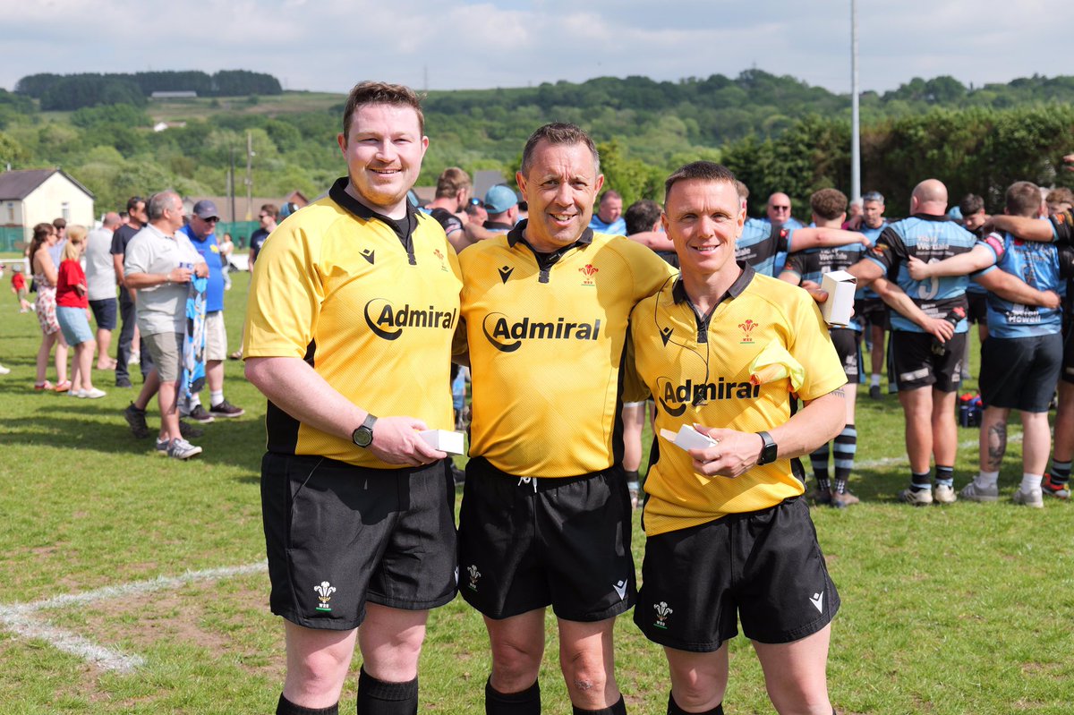 A pleasure to referee two great teams in the <a href="/wwrugby/">West Wales Rugby Union</a> Cup Final today.  After reffing a few semi finals and the last 2 Bowl Finals great to receive my WWRU Tie from the committee. Diolch