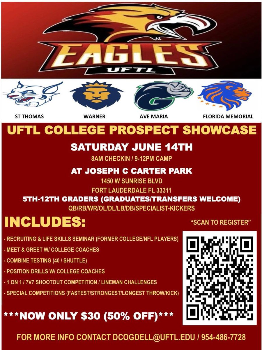 Looking for an opportunity to play on the next level sign up for the UFTL showcase camp. 

register.ryzer.com/camp.cfm?id=29…