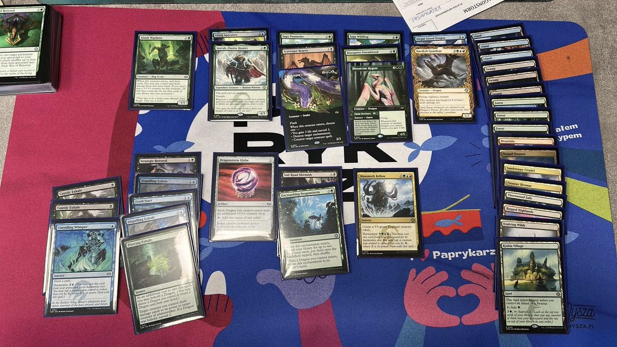 BigBossAardos's tweet image. Won RCQ in limited today 🏆🏆🏆 4-0-1 sealed and 2-0 and a scoop in draft with a similar deck 😵‍💫 can’t wait to lose my 4th consecutive win and in at RC. Thanks to #teamKCT (@WrzoBuMTGO, @Xerk_MTGO) for #hardtesting and @PENETRAT0R5 for his excellent guide (it’s in polish tho)