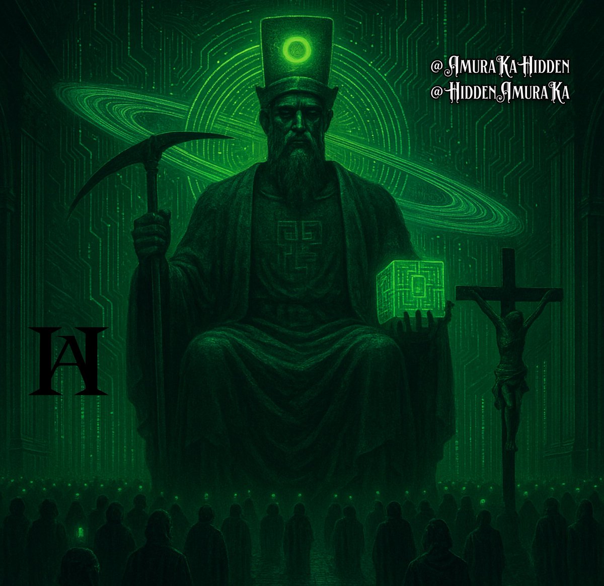 AmurakaHidden's tweet photo. "Who ever controls AI controls the world."

- Israeli Prime Minster Bibi Netanyahu

The Technocratic Singularity has now been framed in Messianic terms.

At the heart of the Zio-Technocrat convergence is the desire to name, encode, and control GOD, to create a Digital Tetragrammaton: a godhead made of code, hosted on the cloud, and worshipped through screens.

And, let's be clear this is not atheism nor is it Orthodox Judaism. It is the end result of the Sabbatean-Frankist doctrine.

 It is technotheocracy.