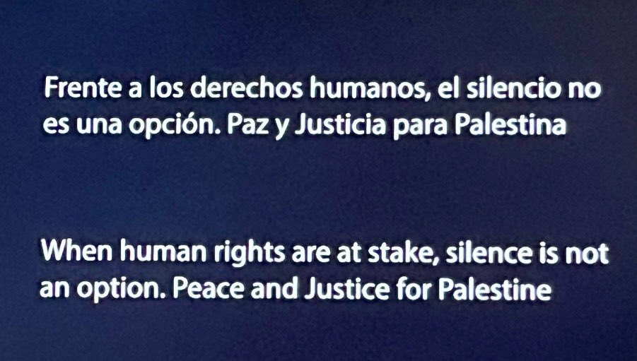 El mensaje de RTVE antes de conectar con la señal internacional. #EurovisiónRTVE #Eurovisión