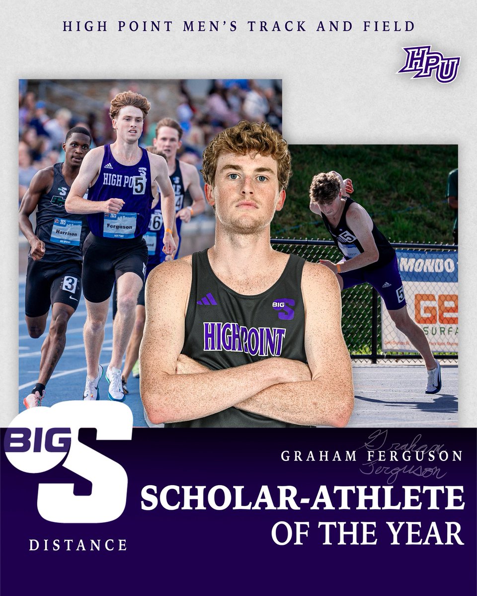 HPU T&F/XC (@hputrack) on Twitter photo ๐งน๐งน of the <a href="/BigSouthSports/">Big South Conference</a>โ Scholar-Athletes of the Year ๐ค
#GoHPU x #DefendTheTeam ๐งน๐งน of the <a href="/BigSouthSports/">Big South Conference</a>โ Scholar-Athletes of the Year ๐ค
#GoHPU x #DefendTheTeam