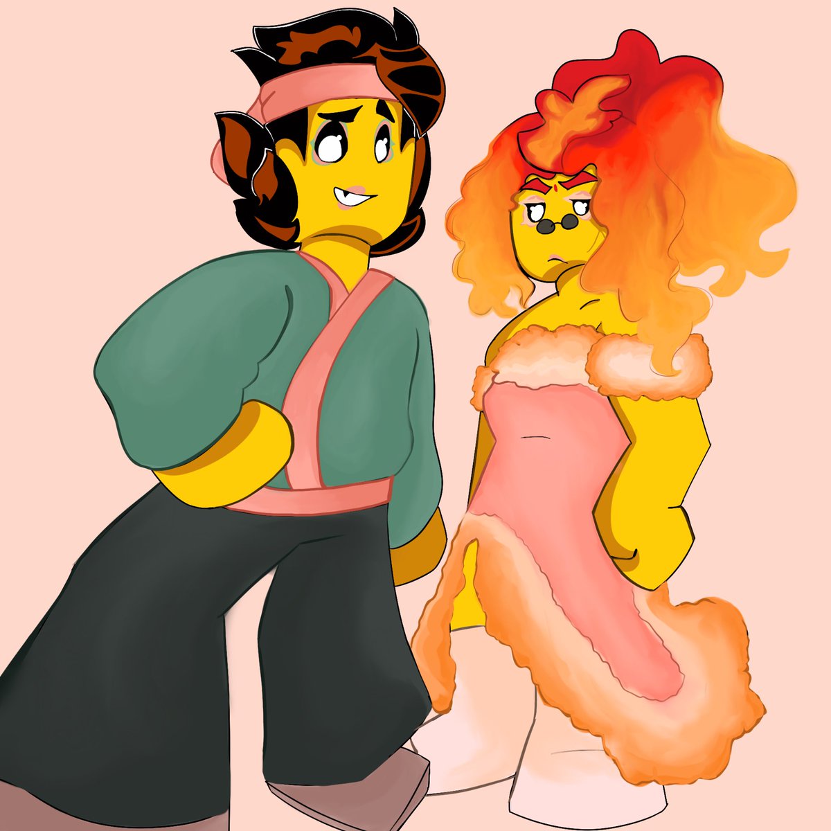 indiepoprockzz's tweet photo. dtiys on insta btw. #spicynoodleshipping #LEGOMonkieKid https://t.co/0FKdTwI9yr