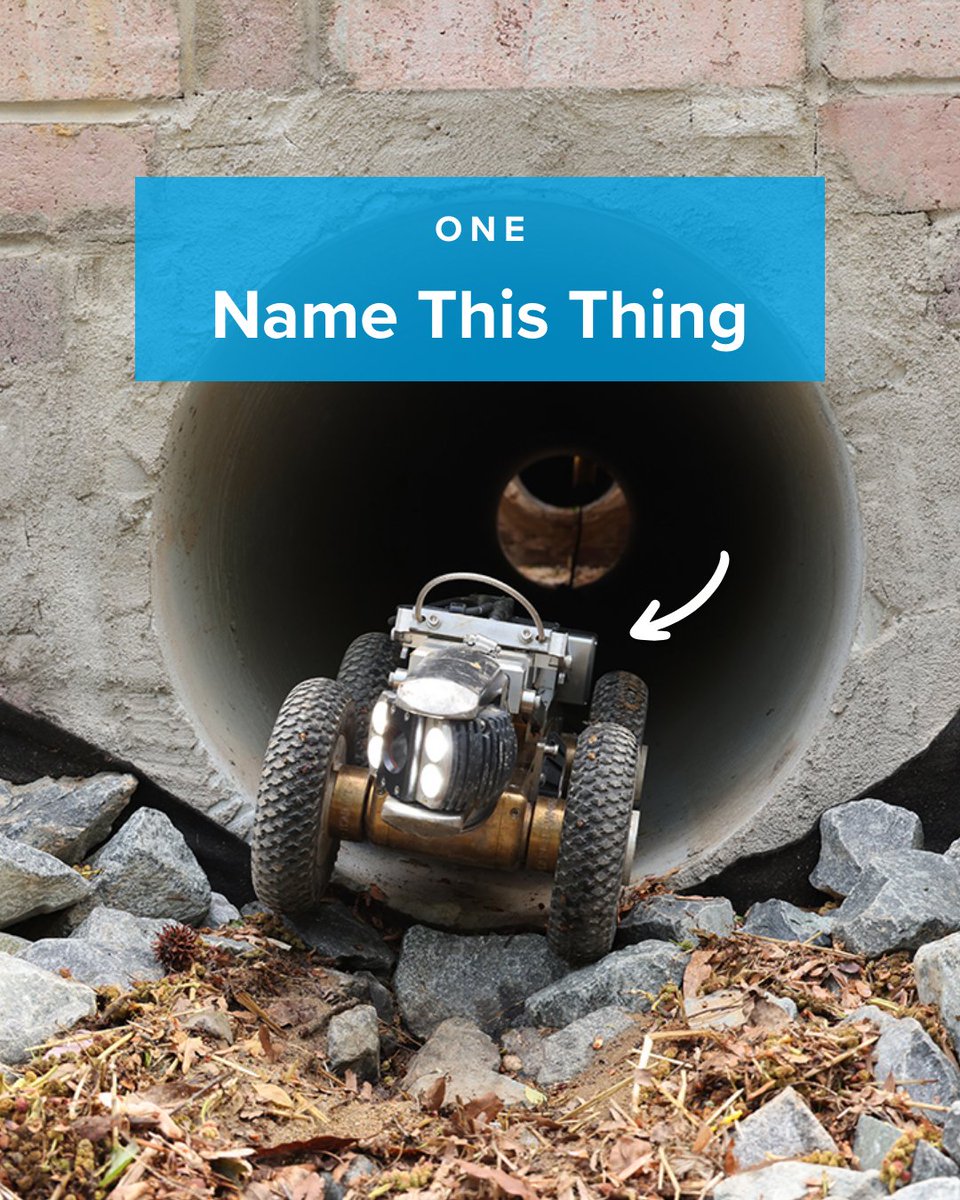 StormWaterCM's tweet image. It’s time for “name this thing!”, where we see if you can identify a couple of cool infrastructure tools. Let us know if you recognized them! 

#InfrastructureWeek #UnitedForInfrastructure