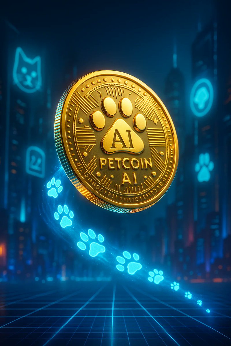 PetCoinAI2025's tweet photo. The future of Web3 isn’t human.
It walks on four legs and thinks in algorithms. 🐾🤖
 PetCoin AI is not just another token — it’s the first step toward an AI-powered pet economy.
Are you ready to join the pack? 
#PetCoinAI #AI #Crypto #Web3Pets #ToTheMoon https://t.co/3UL9wsJ2ej