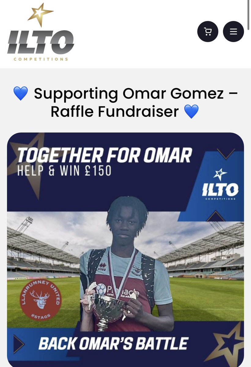 ❤️Prize draw tomorrow for Omar ❤️

£150 for the winner and all additional funds go directly to Omar and his family. £1 a ticket. 

Buy your tickets here 🫶

bit.ly/3F90wte