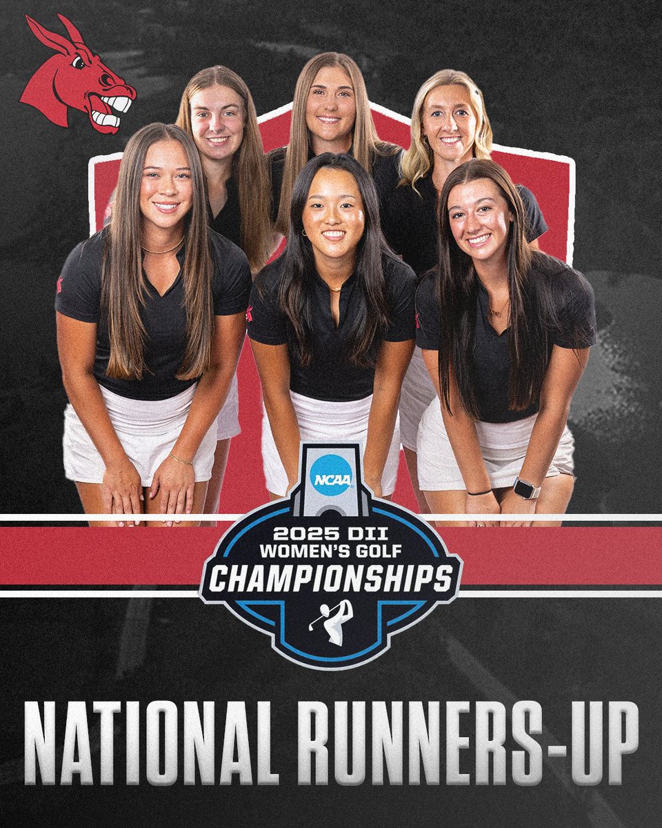 UCM Mules & Jennies (@ucmmules) on Twitter photo Congratulations to <a href="/JenniesGolf/">Jennies Golf</a> on an incredible and historic 2024-25 season‼️
➡️ NCAA-II National Runners Up
➡️ NCAA-II Central Regional Champions for the first time in program history.
➡️ MIAA Women's Golf Champions for the third straight season.
#teamUCM x #RollJens Congratulations to <a href="/JenniesGolf/">Jennies Golf</a> on an incredible and historic 2024-25 season‼️
➡️ NCAA-II National Runners Up
➡️ NCAA-II Central Regional Champions for the first time in program history.
➡️ MIAA Women's Golf Champions for the third straight season.
#teamUCM x #RollJens