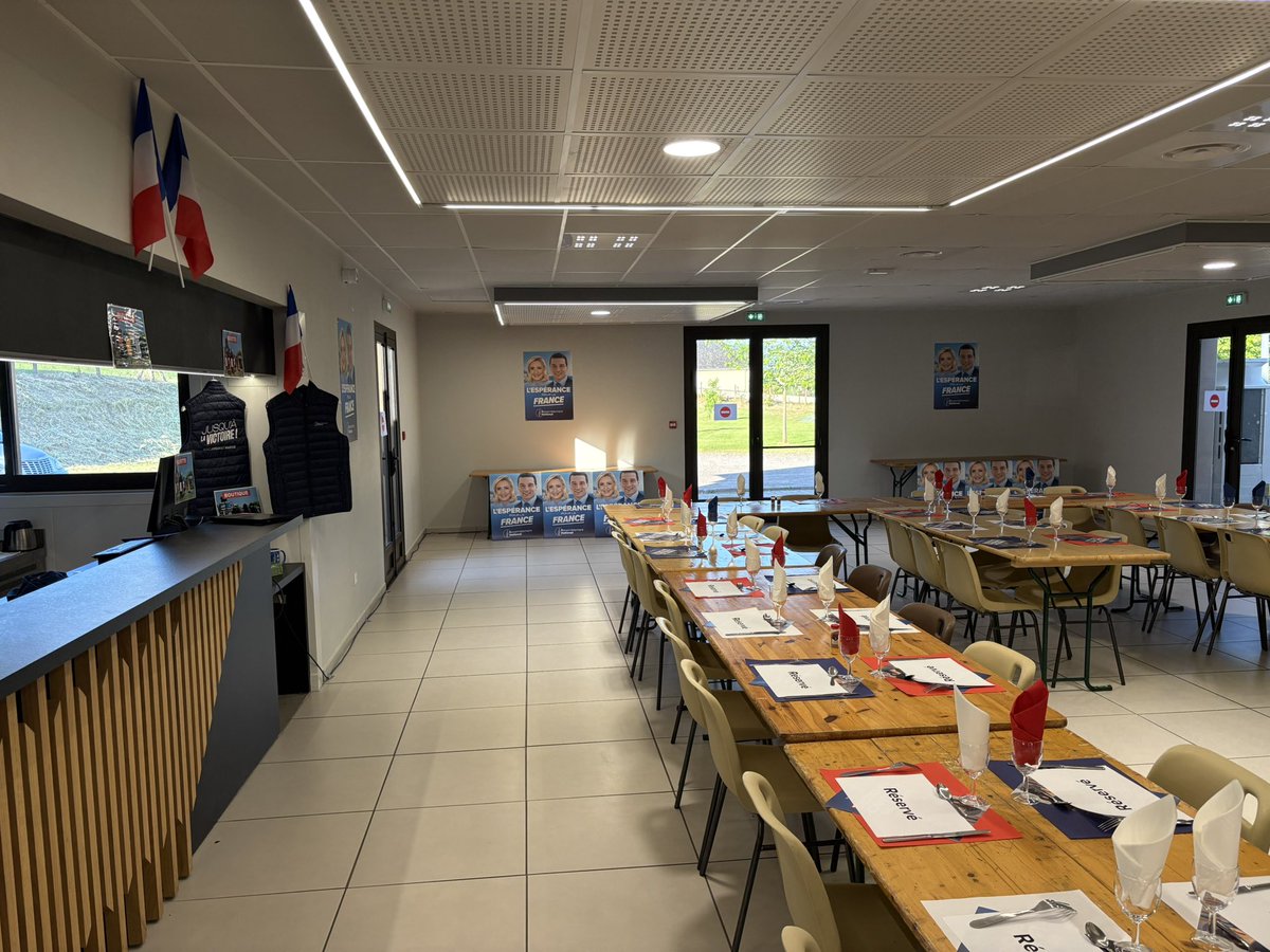 À demain ! 

Le RNJ sera présent à la chapelle du Broc pour porter haut et fort sa voix aux côtés de <a href="/HeleneLaporteRN/">Hélène Laporte</a> .

Une pensée toute particulière pour nos jeunes, pleins d’énergie et d’espoir. 

Vive la jeunesse française ! 
Vive la France ! 🇫🇷