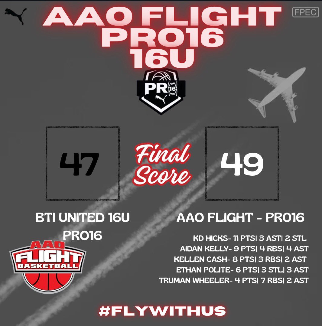 16U adds another to the win column in Wichita!

#FlyWithUs ✈️