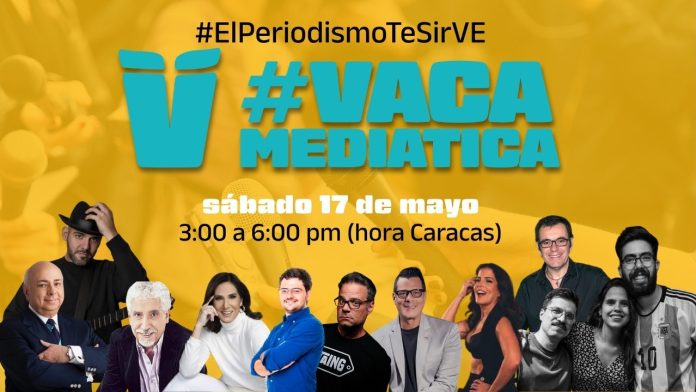 ¡Ya estamos al aire! 🤩

Únete ahora mismo a la #VacaMediática, una transmisión para apoyar al periodismo independiente de Venezuela que desafía la censura mediática. ✊🏼🗞️

Suma tu apoyo y sigue en vivo el espacio aquí. 📹🔴
youtube.com/watch?v=aeBtp8…