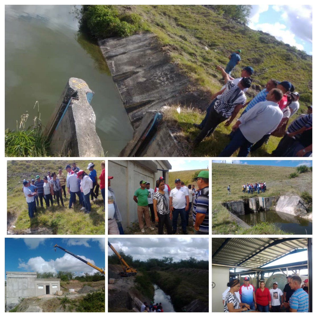 Continuamos el recorrido en Las Tunas, en el municipio Jesús Menéndez se ejecuta una inversión hidráulica para el aprovechamiento del agua de la presa: la estación de bombeo y planta potabilizadora. Avanzar integralmente, pues se acerca el período lluvioso ❤🇨🇺 #UnidosXCuba