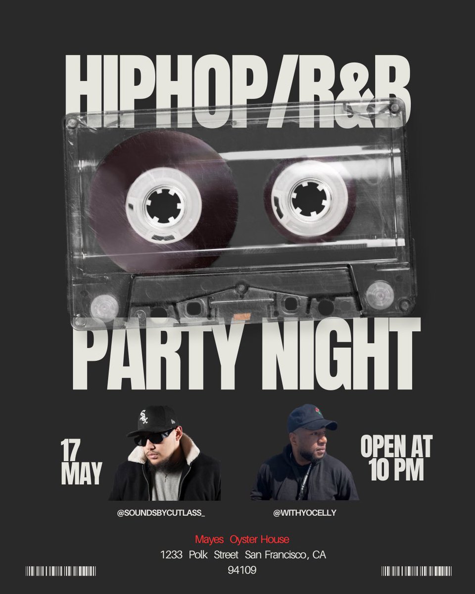 Back in SF @ MAYES tonight, tap in if you outside! ⚡️