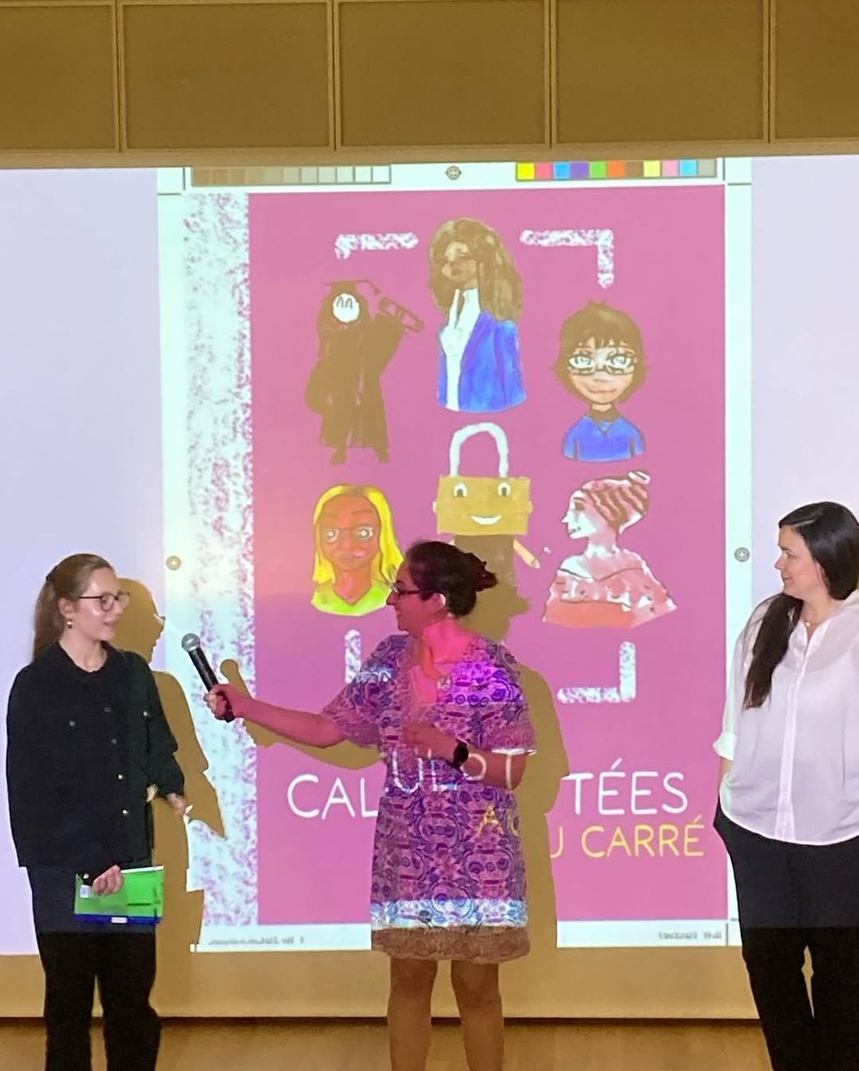 La classe, l'œuvre :
Restitution par les élèves du projet ##Calculottées au <a href="/MuseeLouvre/">Musée du Louvre</a> cet après-midi 🥰
Et ils ont assuré ! 👏👏👏