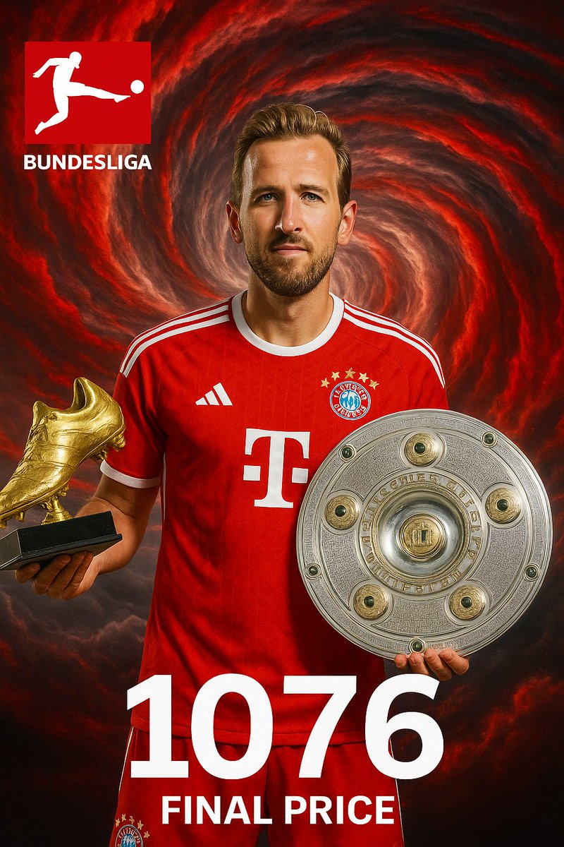 FootballMoney_'s tweet photo. 🎬 That’s a wrap on the Bundesliga season!

🏆 Bayern lift their 34th title — but it wasn’t without fireworks across the league. Here are your Football Money MVPs:

🔝 Top Attacker
 Harry Kane – Ends on 1076, with 26 goals + 9 assists. Cold. Ruthless. Clinical.

🎩 Top Midfielder
 Florian Wirtz – Master of tempo. 659 final price, with 10 goals + 12 assists.

🛡️ Top Defender
 Mitchell Weiser – Started at 280, finished at 632. Rock solid all year.

🧤 Top Keeper
 Frederik Rønnow – 8 clean sheets, and a climb from 300 → 614.

📈 Biggest Weekly Gains
⚽ Kane vs Kiel   +78
⚽ Guirassy vs Union   +76
⚽ Schick vs Freiburg   +73

🤝 Assist King
 Michael Olise – 14 assists, 340 → 680. The best friend every striker dreams of.

⚠️ What’s next?
👀 Leverkusen without Xabi
🔥 Dino’s Frankfurt cooking again
🟡 Yellow Wall awaits Dortmund’s rise
🎯 #35 in Bayern’s sights

🚀 2025-26 is going to be insane. And we’ll be here, stock by stock, match by match.

With love,
 Football Money 💸⚽
#Bundesliga