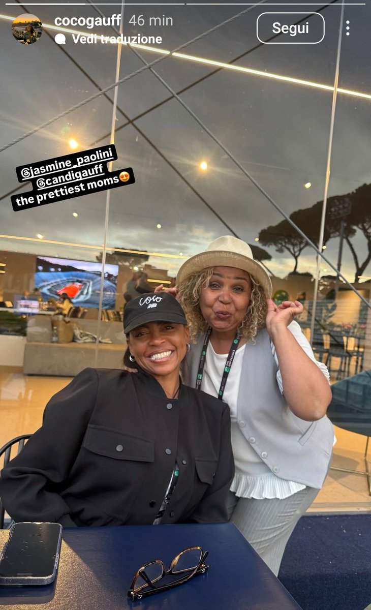 L'essenza dello sport.

Mamma Gauff e mamma Paolini insieme dopo la finale di Roma ❤️