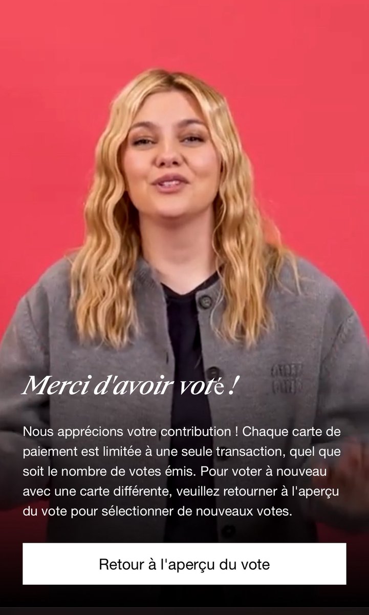 Allez, hop, un p’tit vote pour la France 🇫🇷. #eurovision