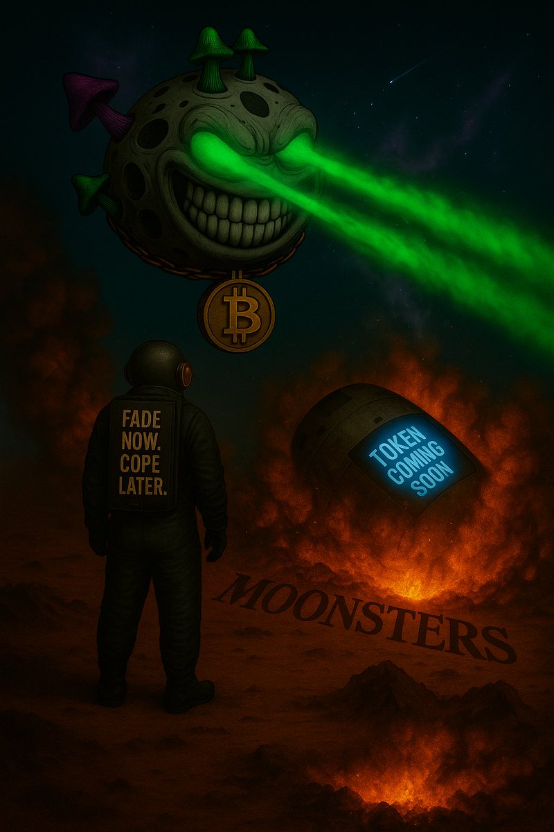 They thought it was just another PFP
But <a href="/MoonstersWeb3x/">Moonsters</a> is different

2.5 yrs in the making by <a href="/TheSolSaverX/">Sol Saver</a>

⚡️ Animated 404s
🚌 Stage bus + monster truck IRL
🕹️ Play Flappy Moon for Token Airdrops
🧢 Merch live
🪙 Token soon
🗽 NFT NYC June

Fade Now Cope Later ‼️
#StayMooned