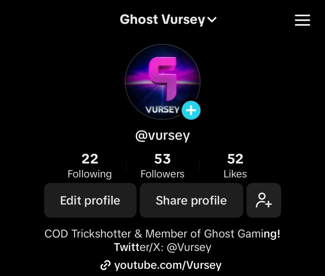 Started posting on TikTok again so make sure you go follow me on there!

tiktok.com/@vursey 
tiktok.com/@vursey
