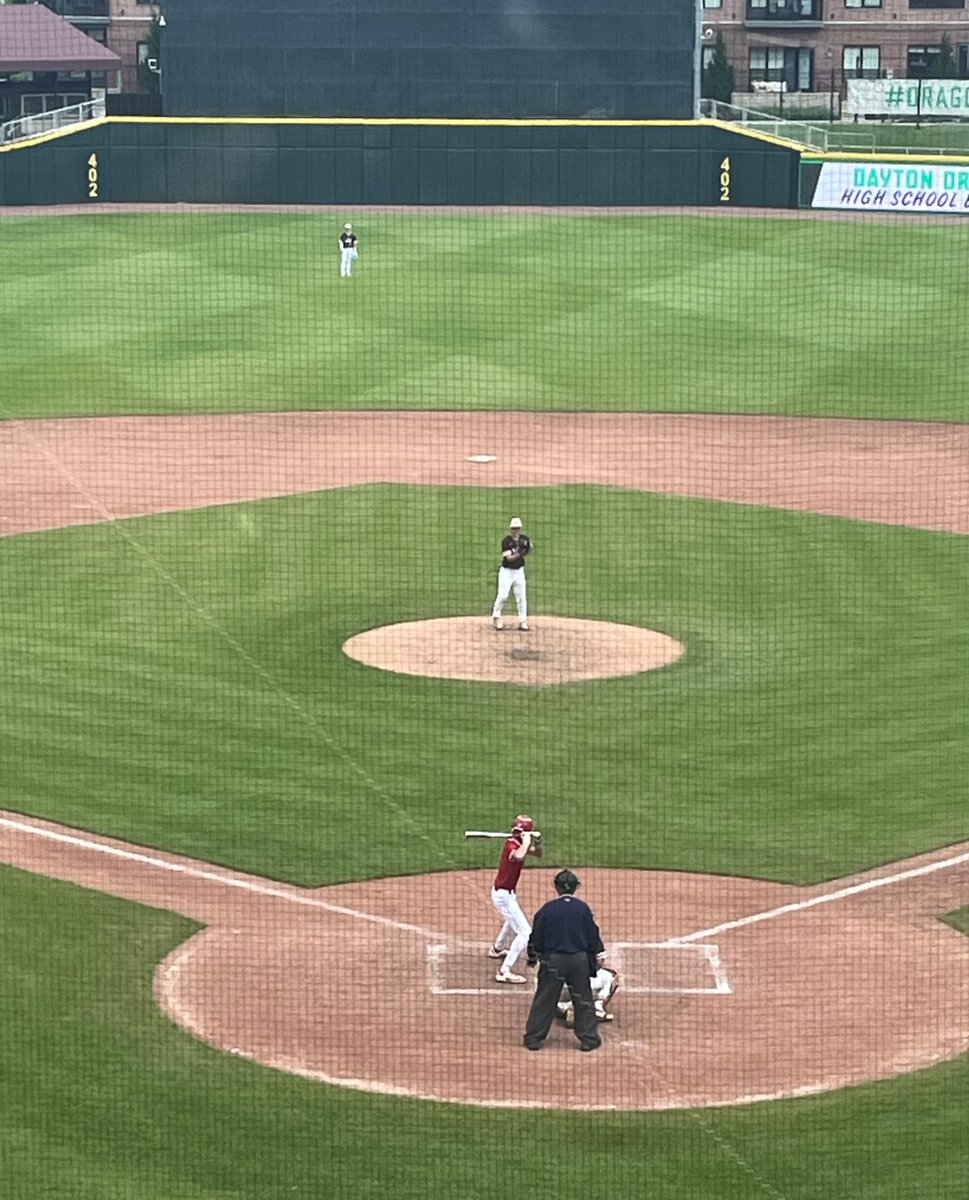 The view from the pressbox @ Dayair Ball Park as the Panthers battle the Blazers.