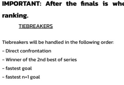 Petitie Pietie (@petitiepietie) on Twitter photo Hey <a href="/PEM_lux/">POP Esports Masters</a> , I just came across your tiebreaker rules? WHAT ARE THOSE? ๐
I hope these tiebreaker rules are an actual joke? Where's game difference, H2H, most scored goals, seeding?!?!
I'm speechless Hey <a href="/PEM_lux/">POP Esports Masters</a> , I just came across your tiebreaker rules? WHAT ARE THOSE? ๐
I hope these tiebreaker rules are an actual joke? Where's game difference, H2H, most scored goals, seeding?!?!
I'm speechless