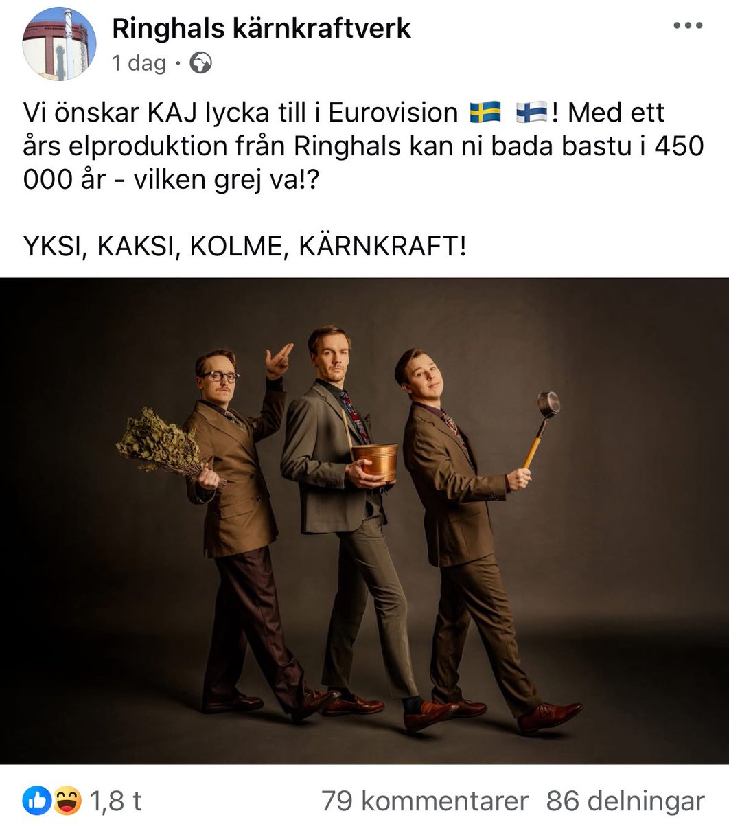 Mp didn’t approve! 😂🇸🇪🇫🇮 #Eurovision