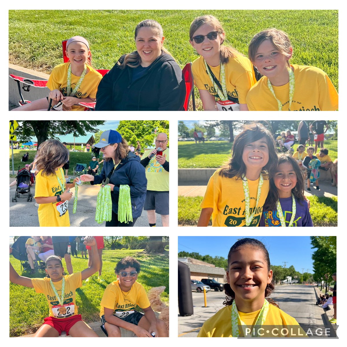 Beautiful day for running club 5k! Way to represent panthers!