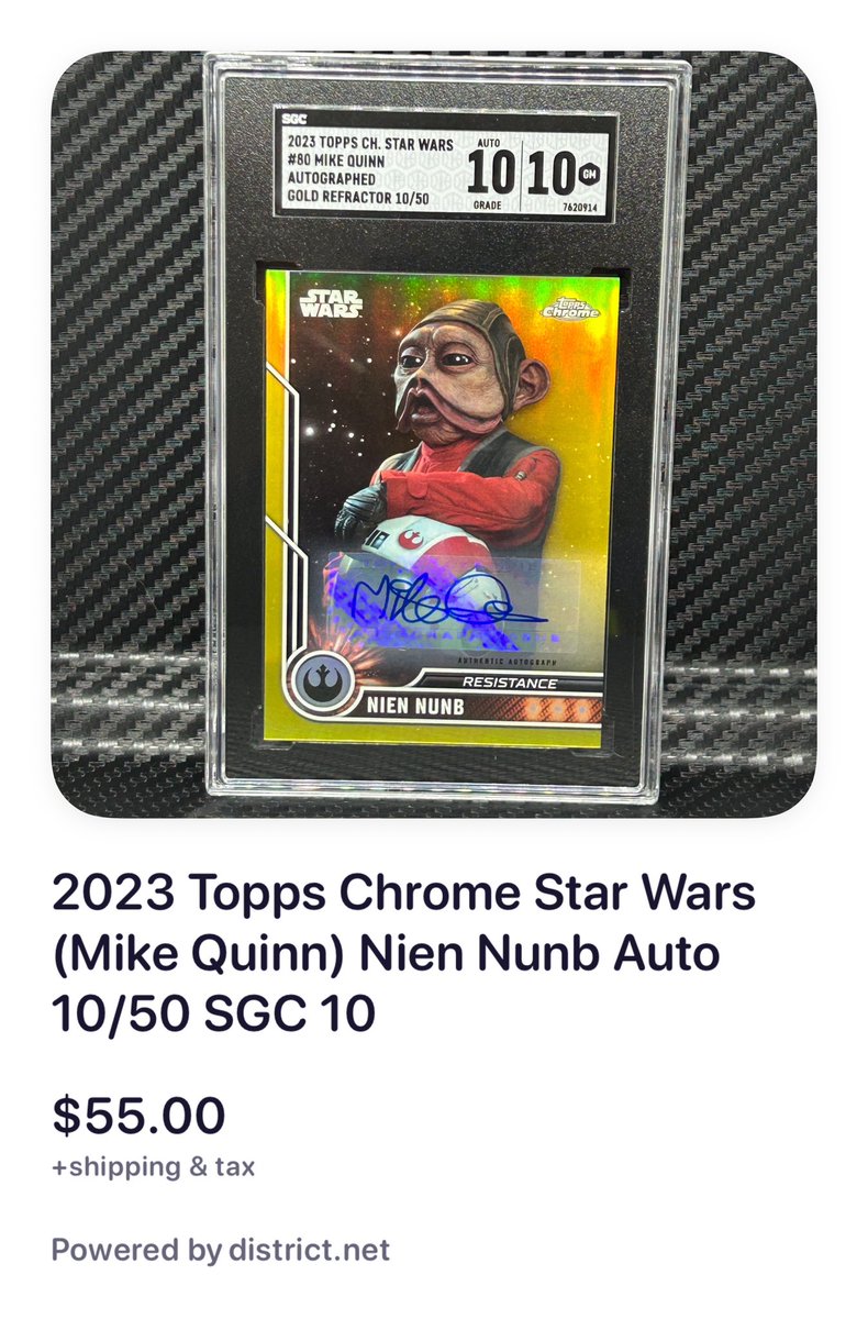 NSQcards's tweet photo. @midwestboxbreak Star Wars Fans be alert - 3 great slabs incoming !
https://t.co/XcerlgHxwO
#starwars #starwarscollection #starwarscollector #starwarscollectibles #starwarsfan #starwarscards #toppsstarwars #toppsstarwarscards #thehobby https://t.co/iTc87tiv4R