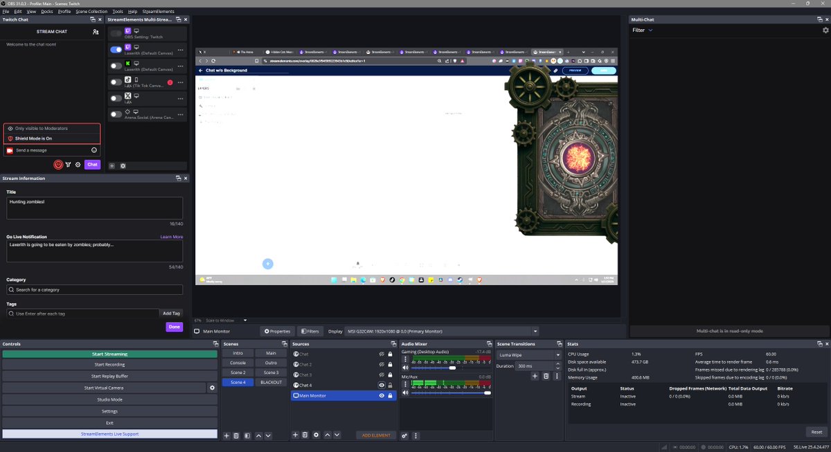 Saturday's are for relaxing; and working on an overlay.