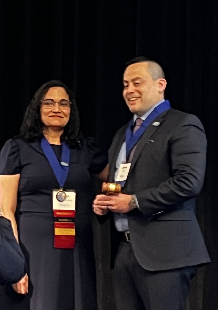 sher_pai's tweet photo. Presenting: Our new SAMBA President, Dr. Alberto Ardon, from Mayo Clinic in Florida/FSA. 
#SAMBA25 @sambahq @mayojaxanes @florida_society https://t.co/1ENNZGTgX4
