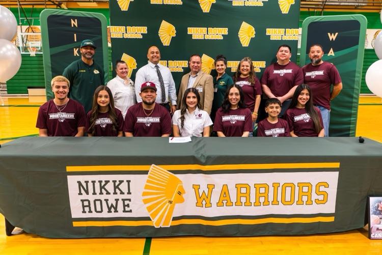 Rowe006's tweet photo. Big congratulations to Alyssa Cantu on signing to play basketball at Schreiner University!
We’re proud of all you’ve accomplished as a Nikki Rowe Warrior and can’t wait to see the impact you’ll make on the court at the next level! #RowePride #CollegeBound https://t.co/jW0Me4OByH