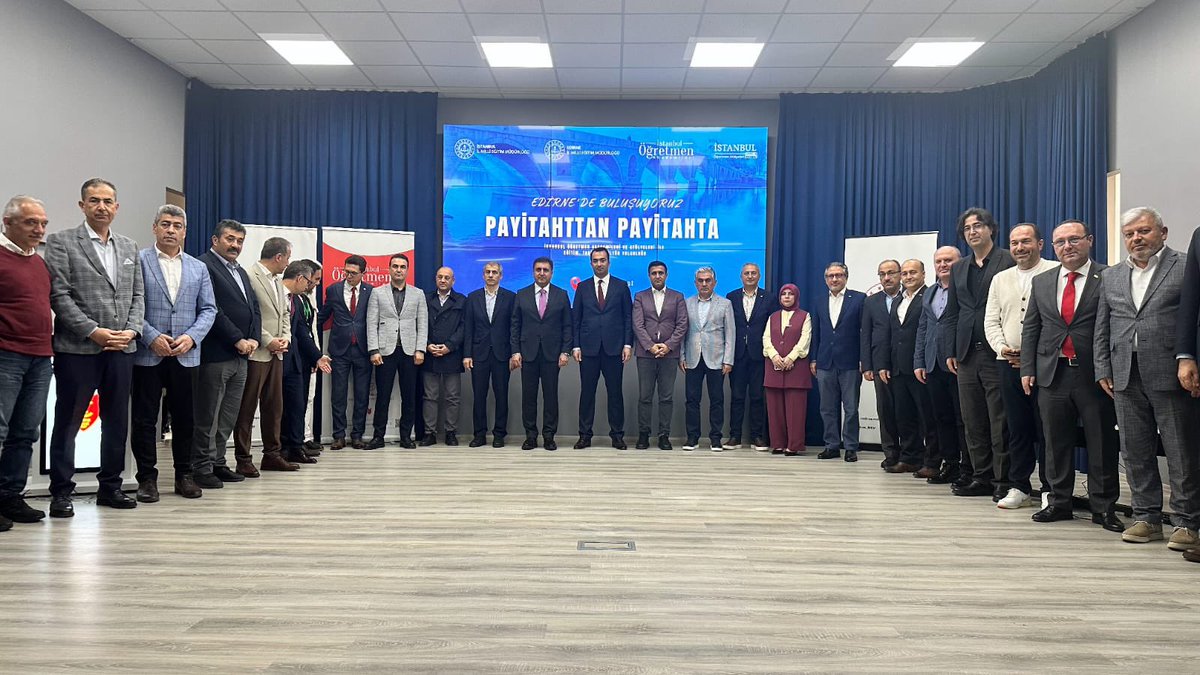 BuyukcekmeceMem's tweet photo. İl Milli Eğitim Müdürlüğümüz ile Edirne İl Millî Eğitim Müdürlüğü iş birliğinde, İstanbul Öğretmen Akademileri ve Atölyeleri kapsamında düzenlenen “Payitahttan Payitahta” programında, İstanbul’dan gelen öğretmenlerimiz Edirneli meslektaşlarıyla bir araya geldi. https://t.co/cTjRDL7GRM