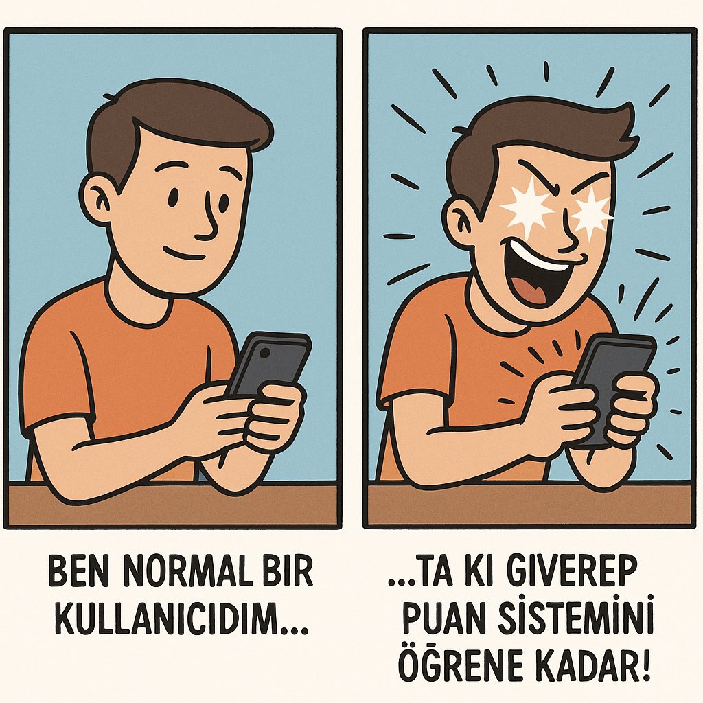 “Puan için her şeyi yaparım. (Nakit gibi puan sonuçta!)”

“Puan sistemi geldi, ben artık <a href="/GiveRep/">GiveRep</a>  influencer’ıyım 😎” <a href="/ATTNtoken/">Attention 👁️</a> çiftçisi oldum sizleri de beklerim😀