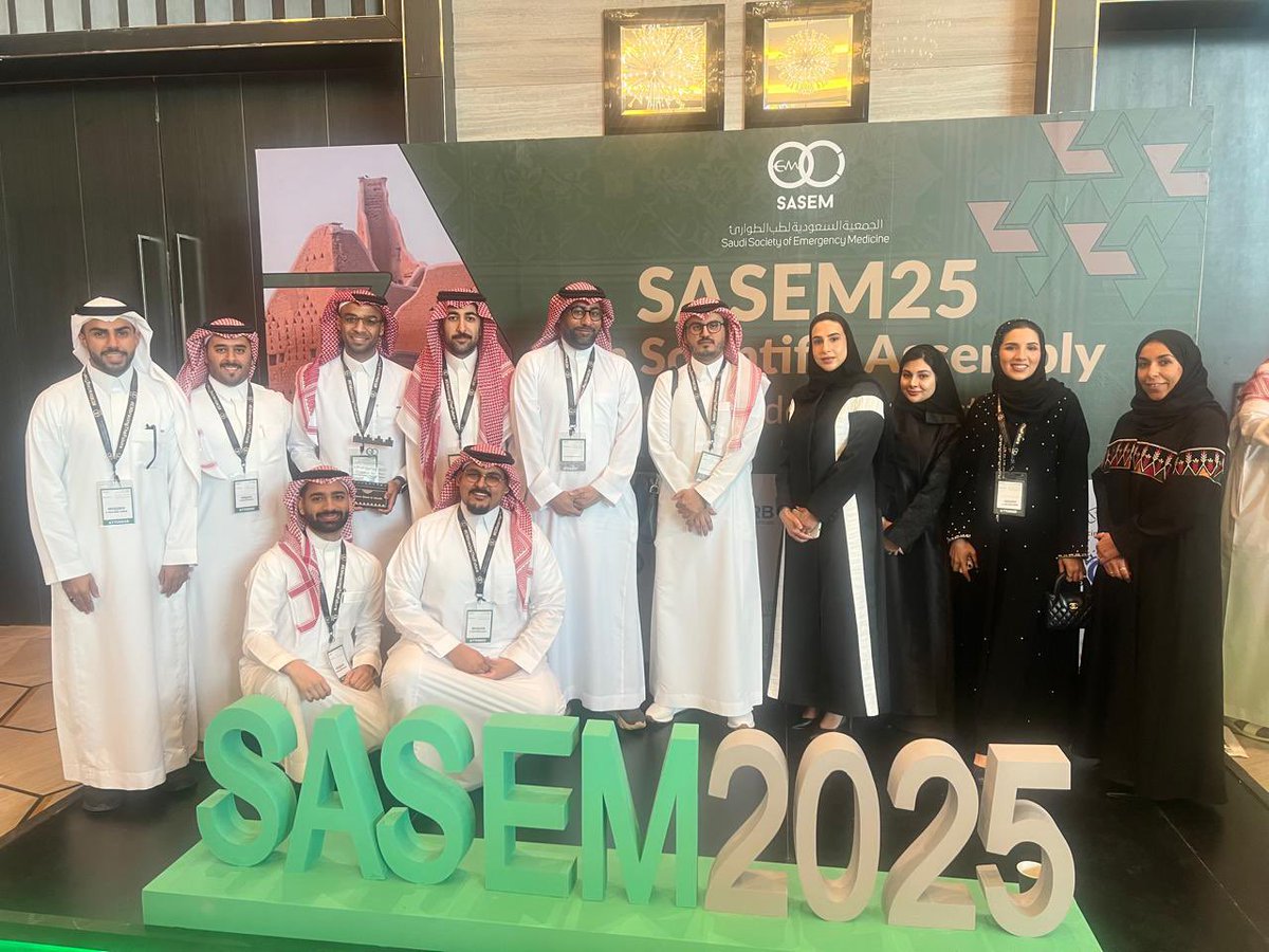 Was honored to moderate the track “women’s health” at #SASEM25. 

It’s always a pleasure and honor to be part of #SASEM , and catching up with the Emergency Medicine family. 

Thank you for the opportunity🌟

<a href="/SaudiEmergency/">SASEM</a> 
#ADecadeOfEMpact 
#EMbracingTheFuture