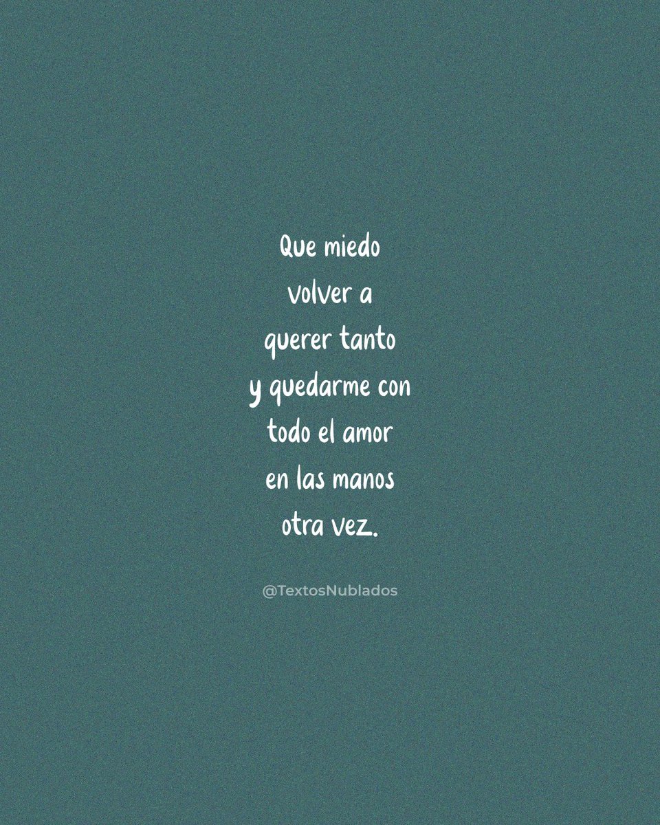no lo soportaría...