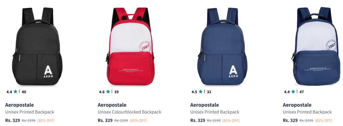 dealsvelocity's tweet image. 🚨 Myntra Loot Alert 🚨

Flat 85% OFF on Aeropostale Backpacks! 🎒🔥

Style meets savings—grab yours now!
👉bitle.in/gDTjz

#Myntra #BackpackDeal #LootOffer #OnlineShopping #DealAlert @myntra