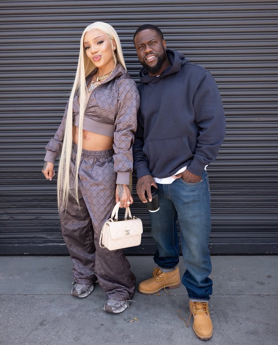 📸| GloRilla com Kevin Hart ❤️