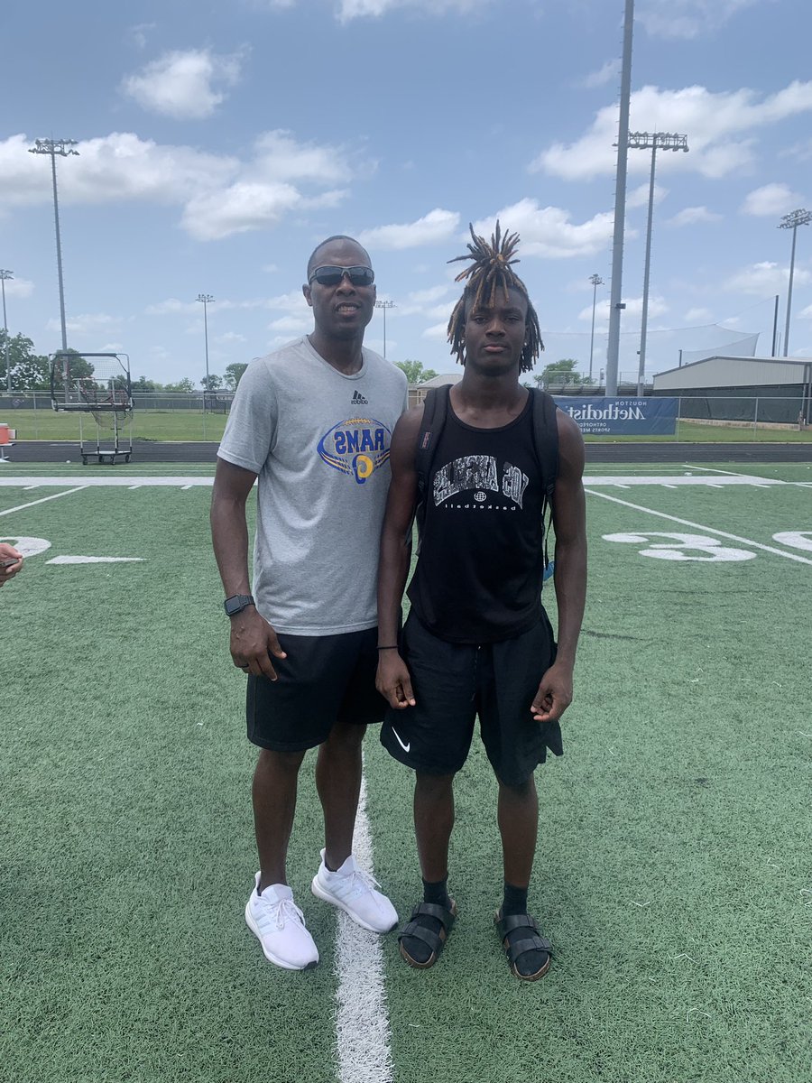 Thank you <a href="/AngeloStateFB/">Angelo State Football</a> for hosting the camp today and thank you <a href="/Coach_JJohnson/">Jason Johnson</a> for coaching me up and making me better today!
<a href="/CoachTGr/">Trae Grimes</a>  <a href="/CoachThornton93/">Coach Maurice Thornton</a> <a href="/Coach_CT3/">Coach Traylor</a>  <a href="/ElkinsFootball/">Fort Bend Elkins Football</a> <a href="/recruitelkinsfb/">Ft. Bend Elkins Football Recruiting</a>
