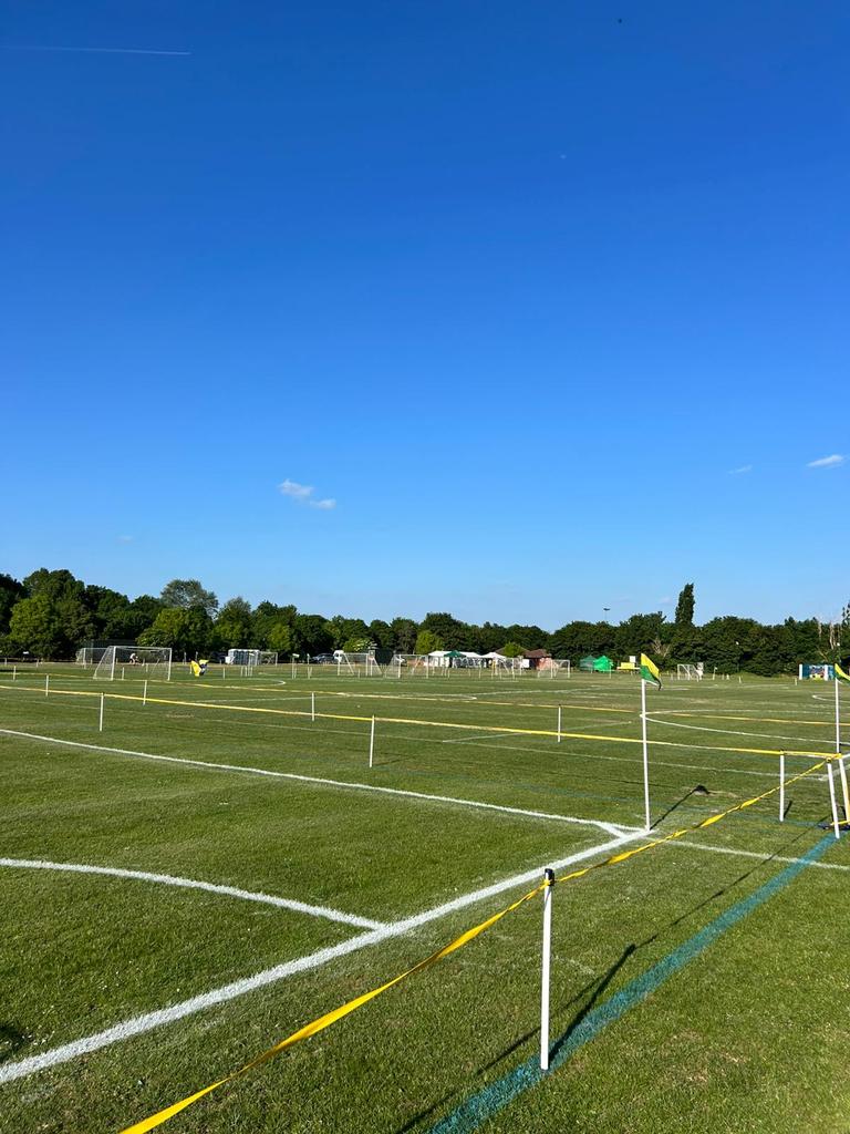 AbingdonYouthFC's tweet photo. Great first day at our tournament! We started by holding silence in memory of the firefighters that lost their lives in the recent fire in Bicester, followed by some great football on show. Well done to everyone to participated &amp; the winners 🏆 We hope everyone enjoyed the it! https://t.co/MIaDvOgRxc