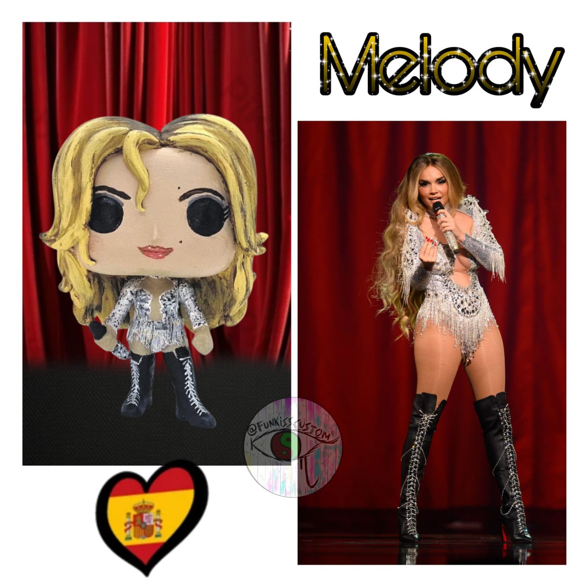 funkisscustom's tweet photo. Vamos Melody!!!!! #EurovisionRTVE https://t.co/mN5HXaf2uS