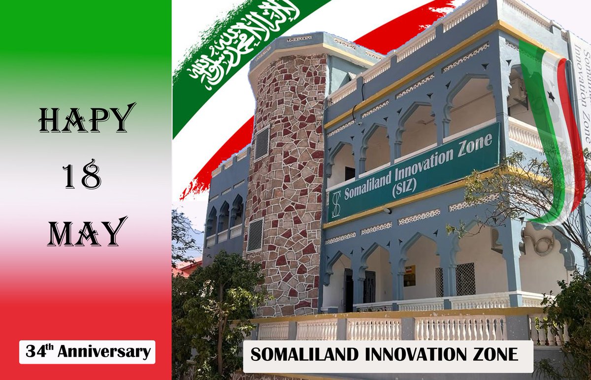 SomalilandZ's tweet photo. Happy 18 may
The #SIZ extends its congratulations to all people of the Republic of Somaliland on the occasion of the #18th May 2025 commemoration.
This anniversary, marking the 34th year, will be celebrated by the people of Somaliland with peace, unity, and solidarity. https://t.co/BcnpQWmpGK