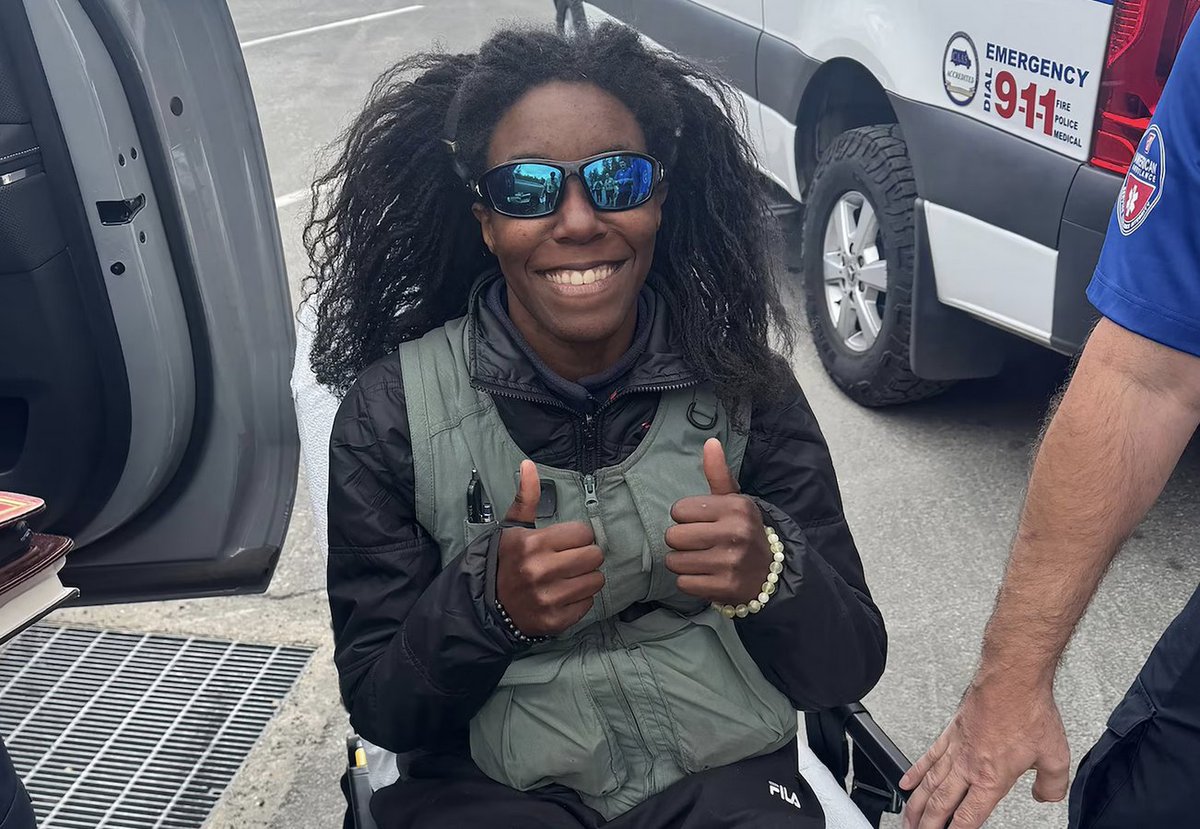 GAFollowers's tweet photo. A Georgia woman who was missing for 3 weeks in the California mountains was found ALIVE just one day after they almost called off the rescue efforts. 

Tiffany Slaton is from Jefferson, Georgia and she's 28 years old. Glad she's okay! 👏🏾👏🏾👏🏾👏🏾👏🏾 https://t.co/cddilvzIQW