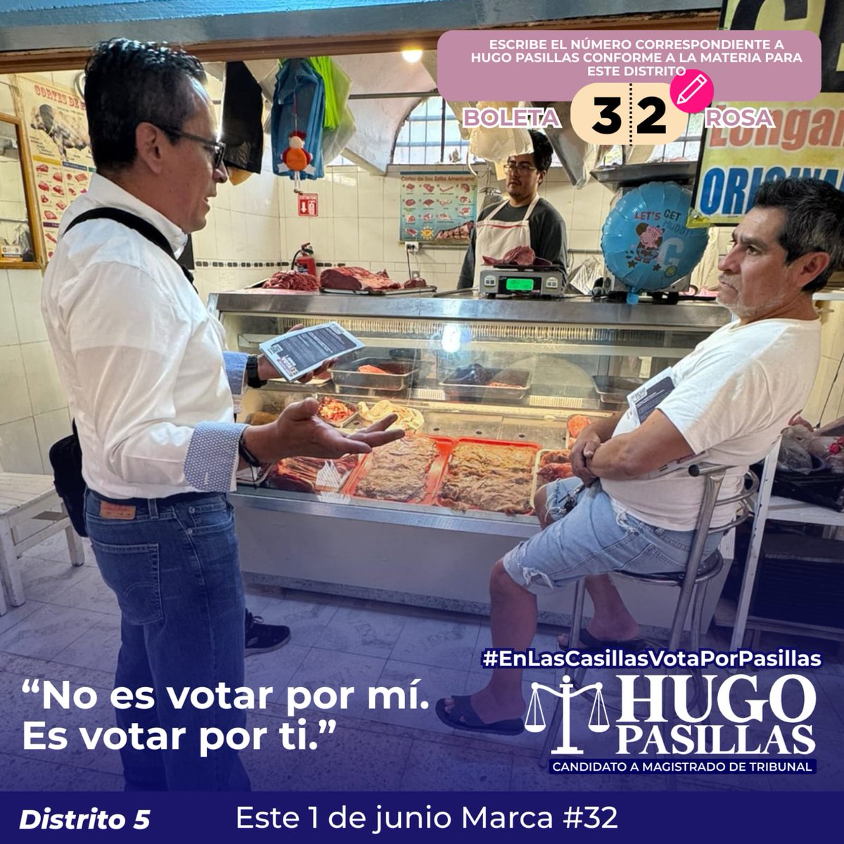 HugoPasillas13's tweet photo. No pido tu voto por mí.
Lo pido por ti, por quienes no fueron escuchados.
#JusticiaParaTi #HugoPasillas #Vota32 #BoletaRosa #Distrito05 #Iztapalapa #Coyoacán https://t.co/PqeZ86xfSH