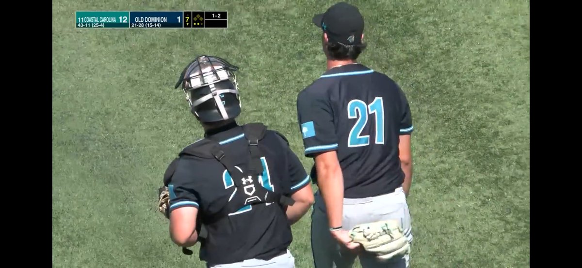 wborogenerals's tweet image. The ‘25 @wborogenerals want to give a huge shout out to Jaxon Appleman from @CoastalBaseball who retired the final 6 ODU batters while K the final 5 hitters.