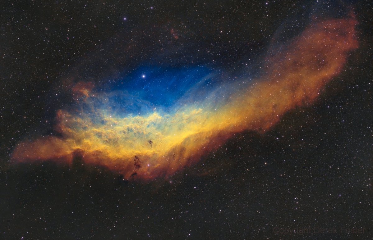 DerekFoster's tweet image. Throwback to 2023 and the California Nebula, taken with Redcat 51 and QHY268m.