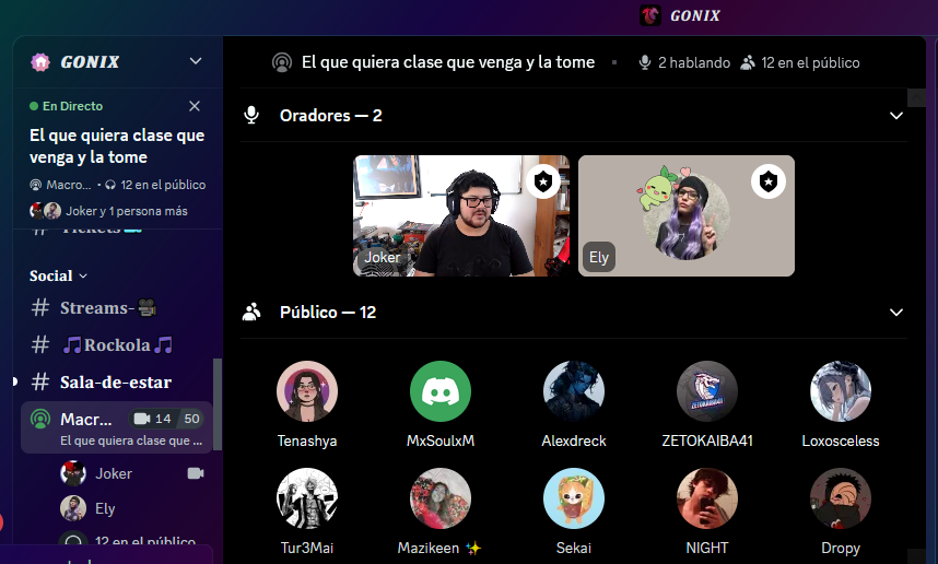''El que quiera clase que venga y la tome''
MacroClass en <a href="/GONIX_OF/">GONIX</a> con el profe <a href="/Raphael_Joker/">Raphael (Joker)</a> ✨