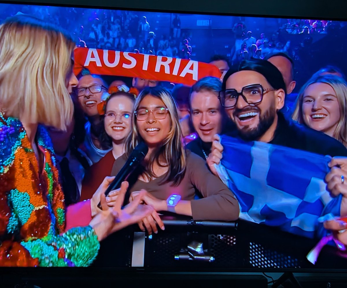 Watching #Eurovision and isn't that dude on the right the bad guy from 'Despicable Me'?