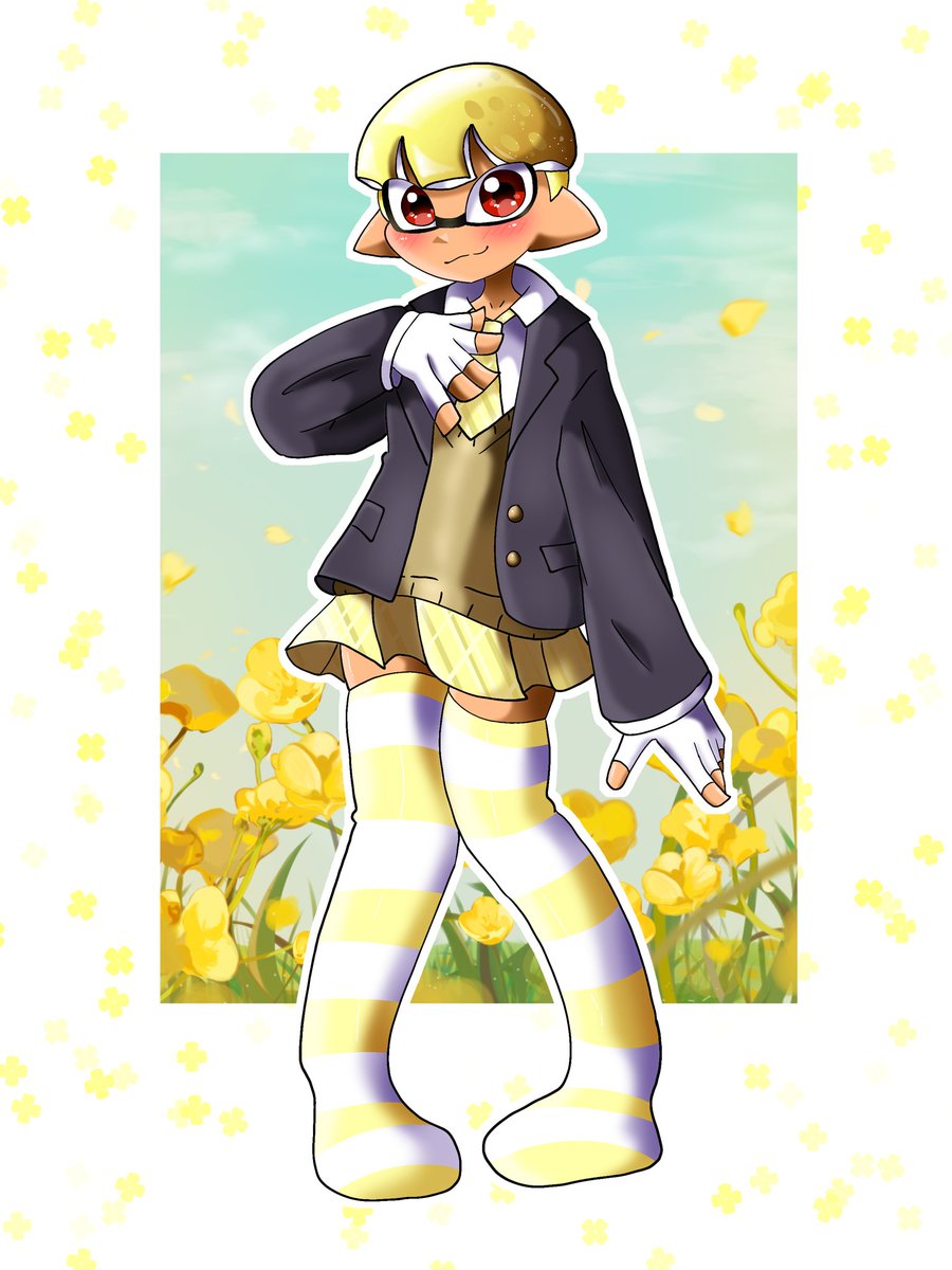 Heyo guys, check out this c0mm order of Jerry in his femboy outfit that I got from <a href="/fluffy_ursa/">🩷Biscuit⋆𐙚₊˚⊹🌸🎀</a>! Thanks for drawing my silly yellow goober, hehe! 💛✨