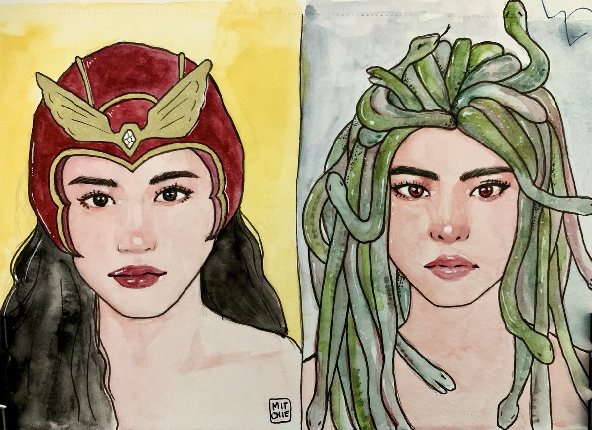 kopibini's tweet image. Mekaya ka ba?
Darna x Valentina

Magpapaantok lng talaga ako, pero mas nagising diwa ko 😭. Tinapos ko na tong matagal na wip sa sketchbook ko 😆. 

#FunArts