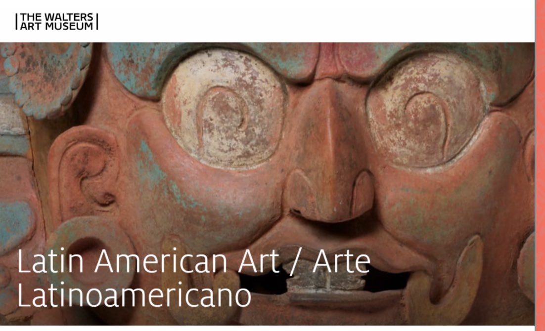odetteramos's tweet photo. The Walters Art Museum opened their new permanent exhibit Arte LatinoAmericano today! It has historic and contemporary works from across Latin America including one from my constituent Edgar Reyes! Celebrating our community now is an act of defiance! Come see this exhibit! https://t.co/Pj5euNZPob