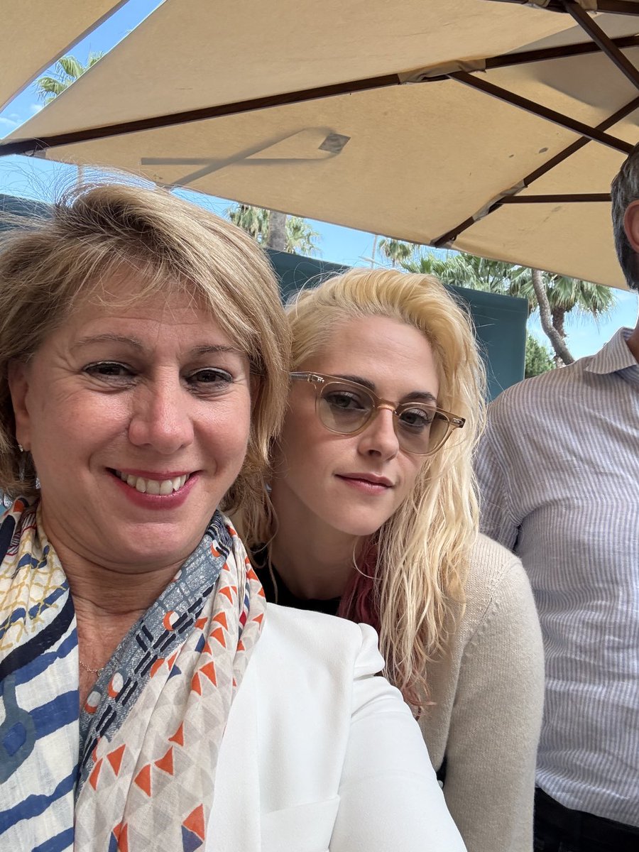 There’s something very special about interviewing a director as their first film greets the world. My conversation w Kristen Stewart today was fire; she took a risk and it showed. The film is honest and so was convo. Video tomorrow. Here’s some pix #Cannes @thewrap